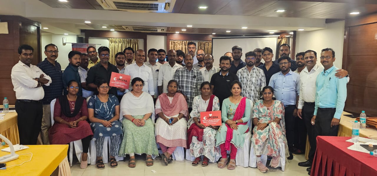 A team from Dantech Dental Lab participated in the Upcera India Training Event