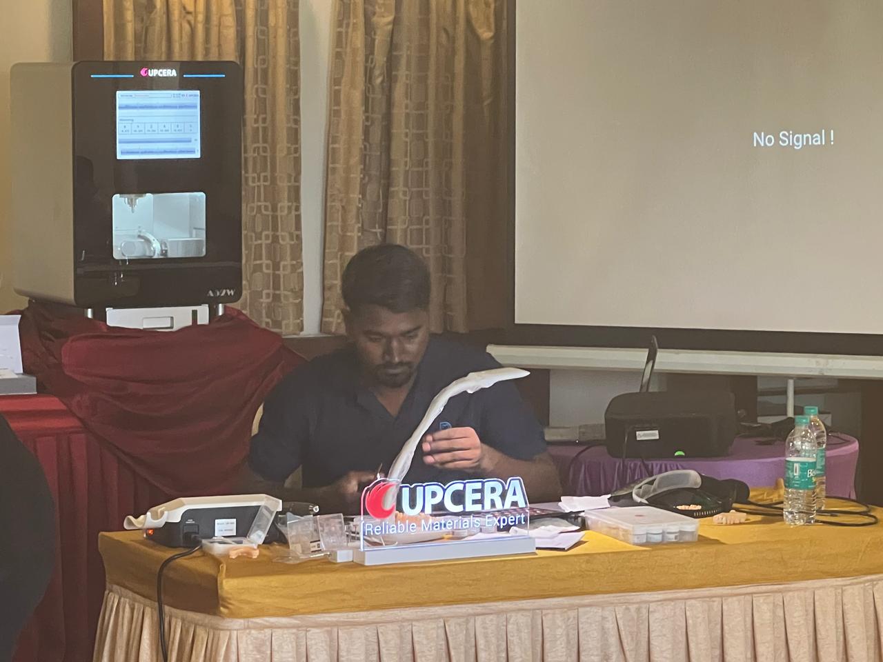 A team from Dantech Dental Lab participated in the Upcera India Training Event