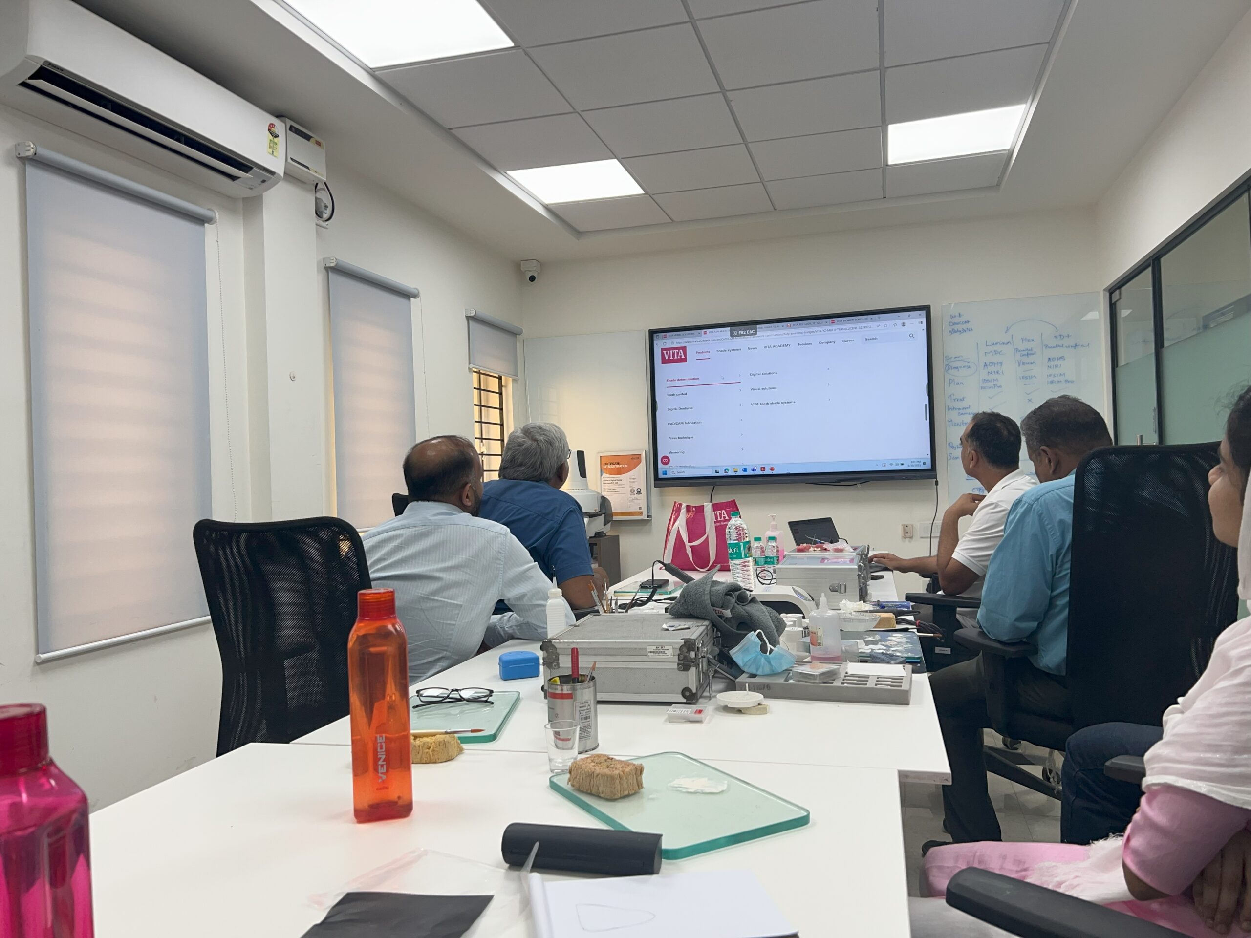 On August 20, 2025, Dantech Dental Lab successfully hosted the VITA Training Programme focused on ceramic layering techniques, including staining and glazing. This advanced training session was designed to enhance the skills of dental technicians by providing hands-on experience with VITA’s world-class ceramic materials.