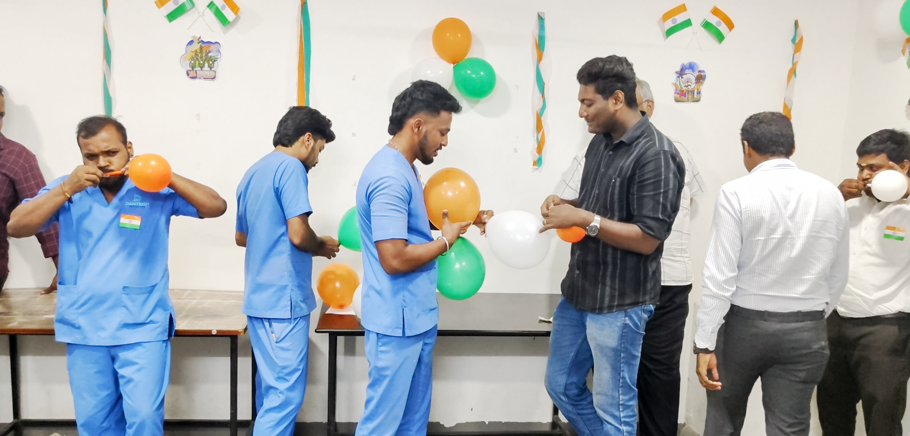 Dantech Dental Lab proudly celebrated India’s 79th Independence Day with great enthusiasm and patriotic spirit on 15th August 2025.