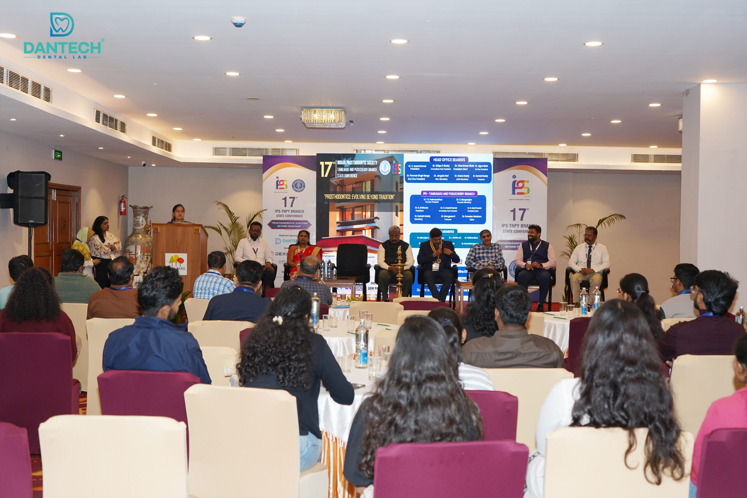 17th IPS Tamil Nadu & Puducherry State Conference 2026 Dantech Dental Lab Participates as Platinum Sponsor of the 17th IPS Tamil Nadu & Puducherry State Conference 2026