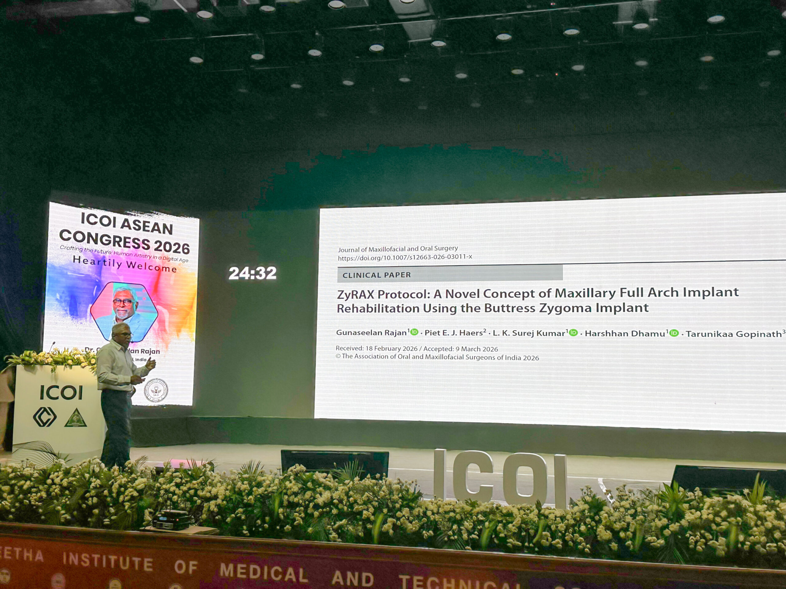 Dr. Gunaseelan Rajan Honoured with the Prestigious ICOI Clinical Excellence Award
A Proud Milestone for Dantech Dental Lab
